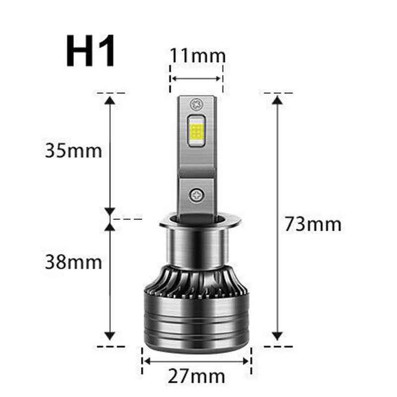 2Pcs LED Car Headlight H4 H7 H1 H8 H9 H11 9005 9006 HB4 6000K 50000LM Auto LED Lamp