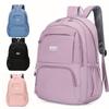 Fashion Casual Solid Color Backpack Unisex School Bag
