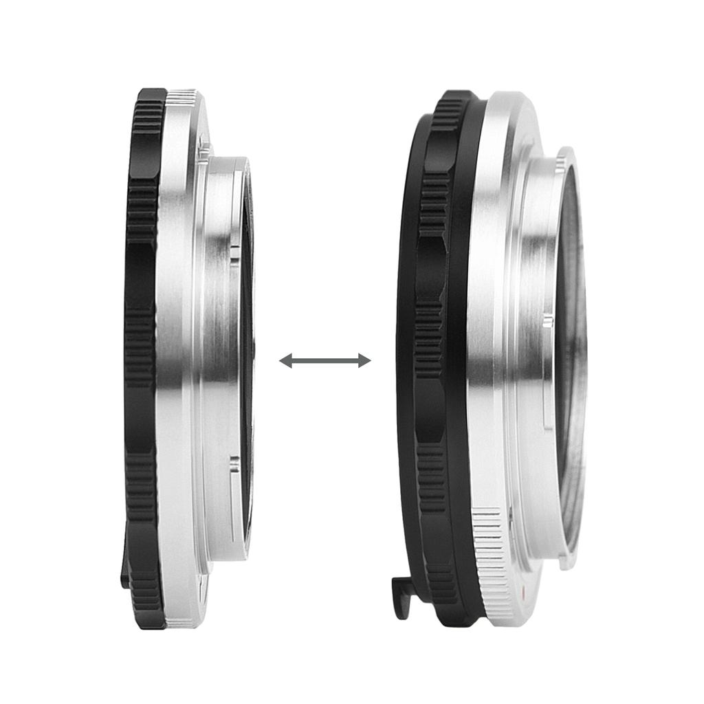 Smooth Focusing Ring with Macro Focusing for Leica M Mount Lenses Camera Close Focus Adapter Aluminum Alloy for Photography