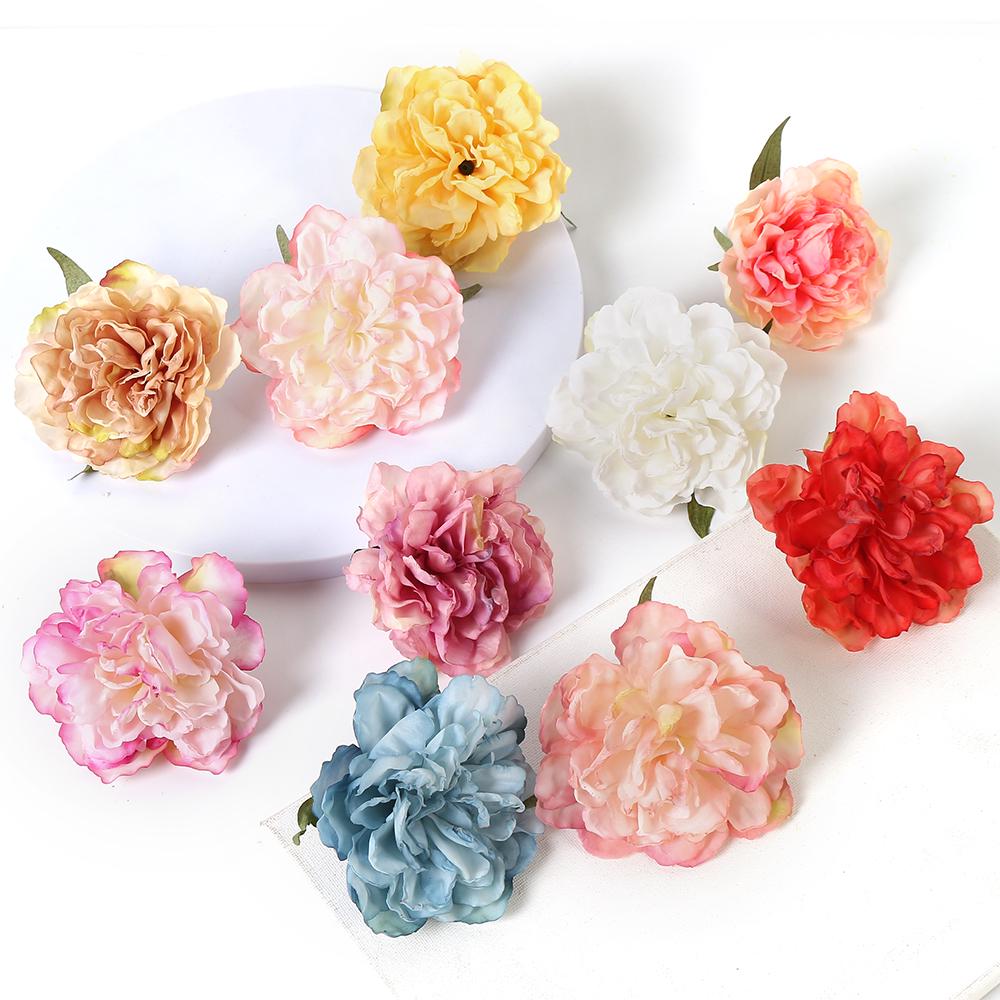 Diadema in Seta a Forma di Peonia in Stile Antico per Hanfu Fai da Te
