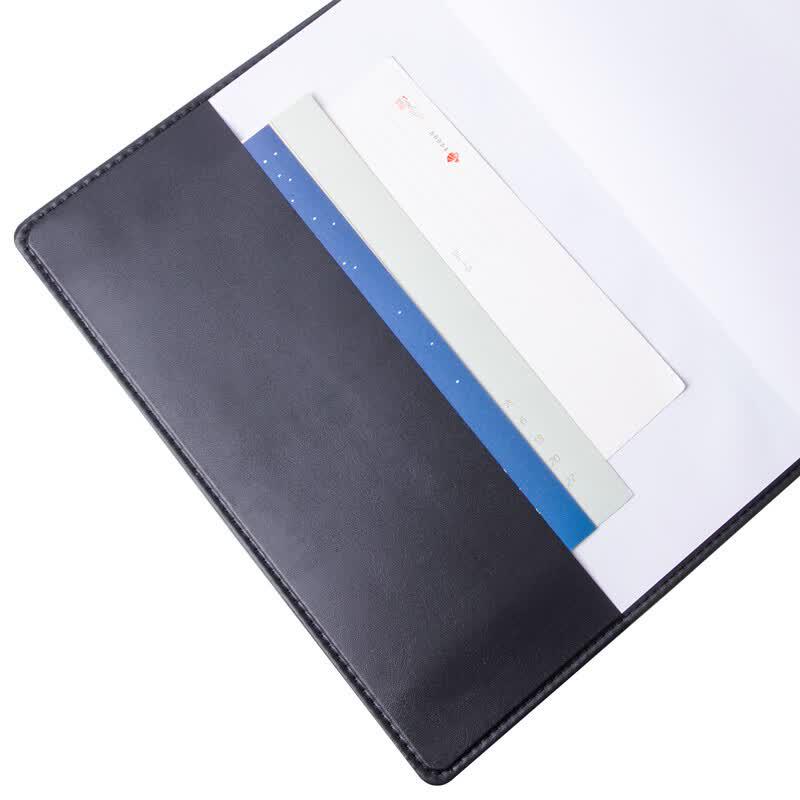 Deli 16K Faux Leather Business Notebook