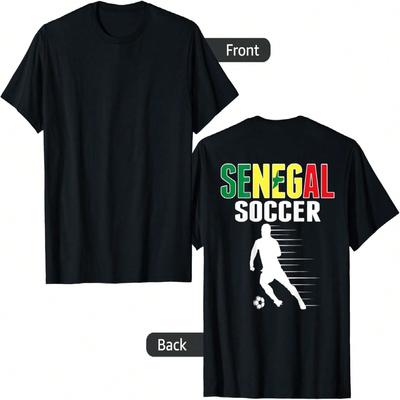Senegal Soccer Fans Jersey Proud Senegalese Football Lovers T-Shirt(4)