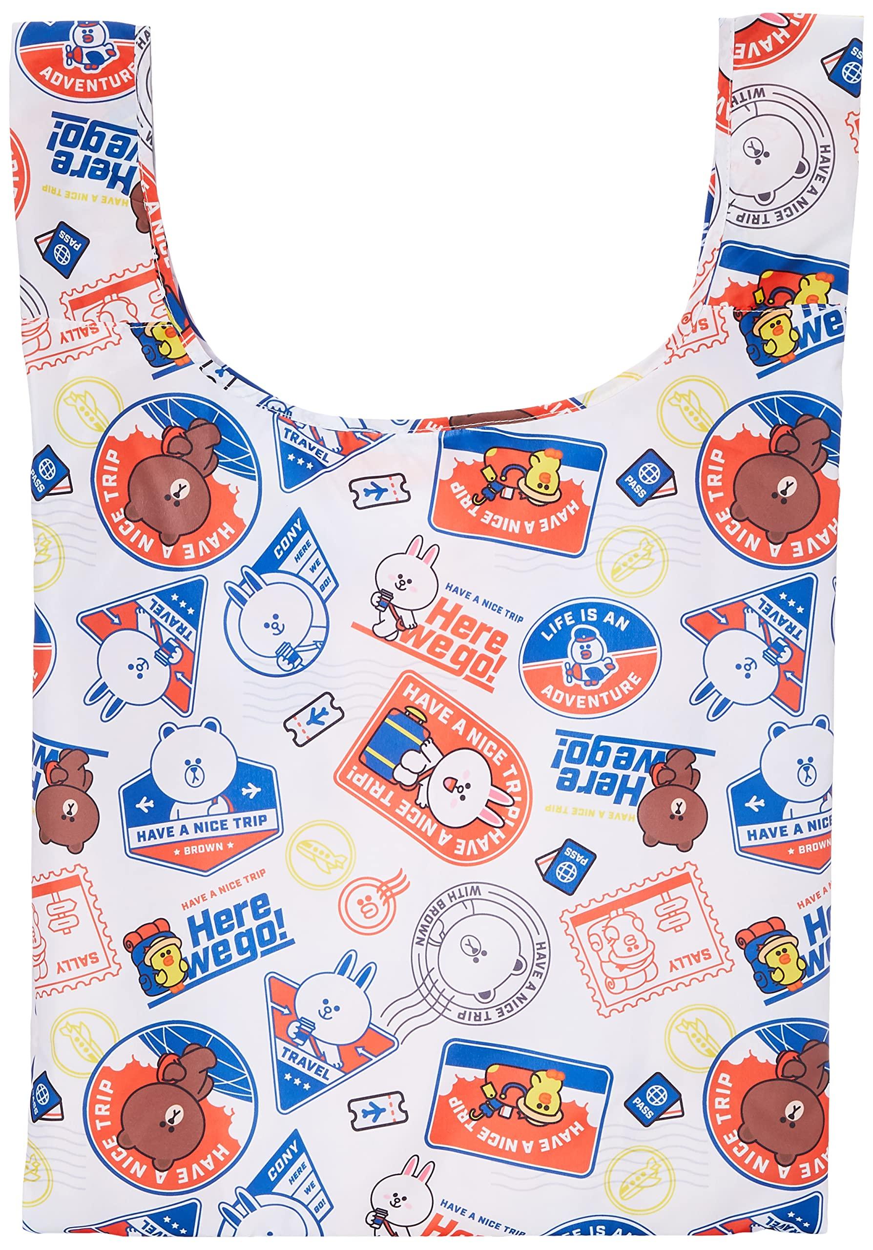 

Marushin Eco LINE FRIENDS Nice Trip Cute Made with Recycled 5585003500 Bag, Friends, Merchandise, Polyester,