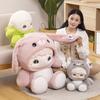 And Cozy Cute Long Plush Dolls With Rabbit Wolf Dinosaur And Panda Designs Animal