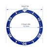 38mm*31.5mm Flat Luminous Ceramic Watch Bezel Insert Fits SKX007 SKX009 SRPD SKX011 Series Watch Cases Movement Watch Ring Parts