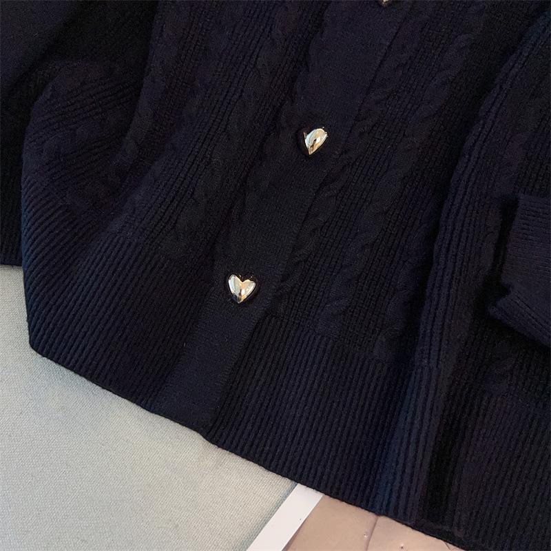 Plus Size Knit Cardigan for Women - Extra Loose Fit, Bust 150/160, Supports 200-350 Jin, Style 8030