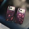 Gradient Purple Wave Pattern Phone Case for iPhone 17 Pro/16 Pro Max
