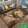 Resident Evil Character Rug, Tribute To Classic Game Suitable for Use As an Anti-slip Game Mat for Living Room and Bedroom Sofas