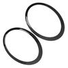 2Pcs/set Car Headlight Frame Headlamp Trim Ring Bezel For BMW Mini Cooper One R50 R53 2001-2006 Cabrio R52 2004-2008
