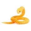 3D Printed Snake Egg with Snake Inside Movable Joints Snake Eggshell Figurine Articulated Snake Fidget Toy Desktop Decoration Ornament