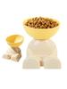 Pet Feeding Cat Bowl Creative Tilted Mouth Dog Food Feeding Basin Non-slip Multi-use Pet High Foot Bowl Water Container