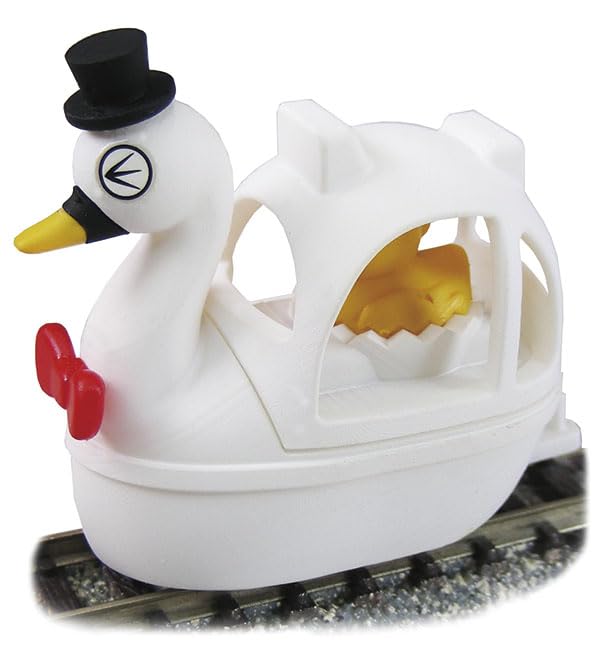 Tsugawa Yoko N Gauge Joke Train Series Lake Tram Swan Boat Model Train Vehicle (Tsugawayoukou) (Motorized) JT-10