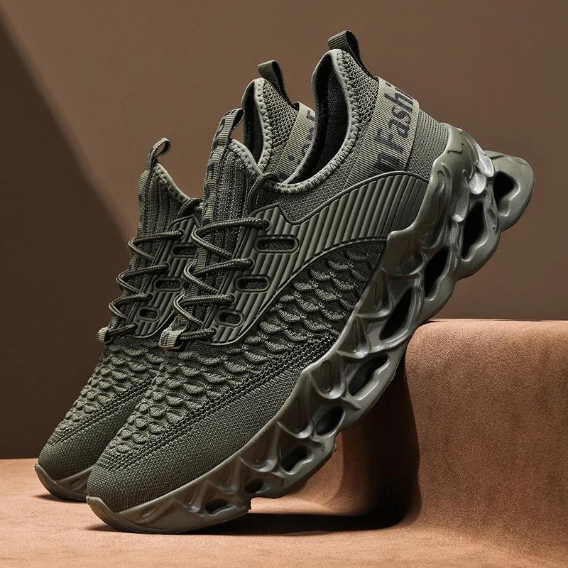 MAEDEF Sneakers Mens Fashion Sneakers Lightweight Breathable Mesh Running Shoes Non Slip Comfortable Casual Shoes