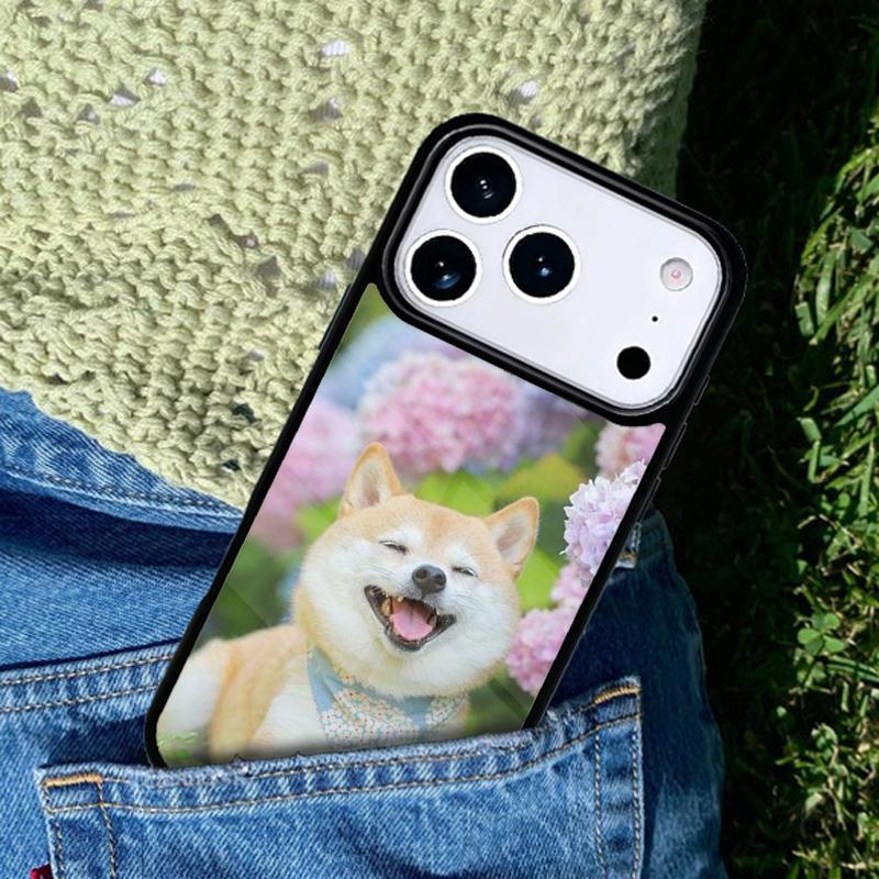Animal Shiba Inu Dog Phone Case Cover for IPhone 11 12 13 14 15 16e 17 Pro Max Coque for IPhone 17 Air