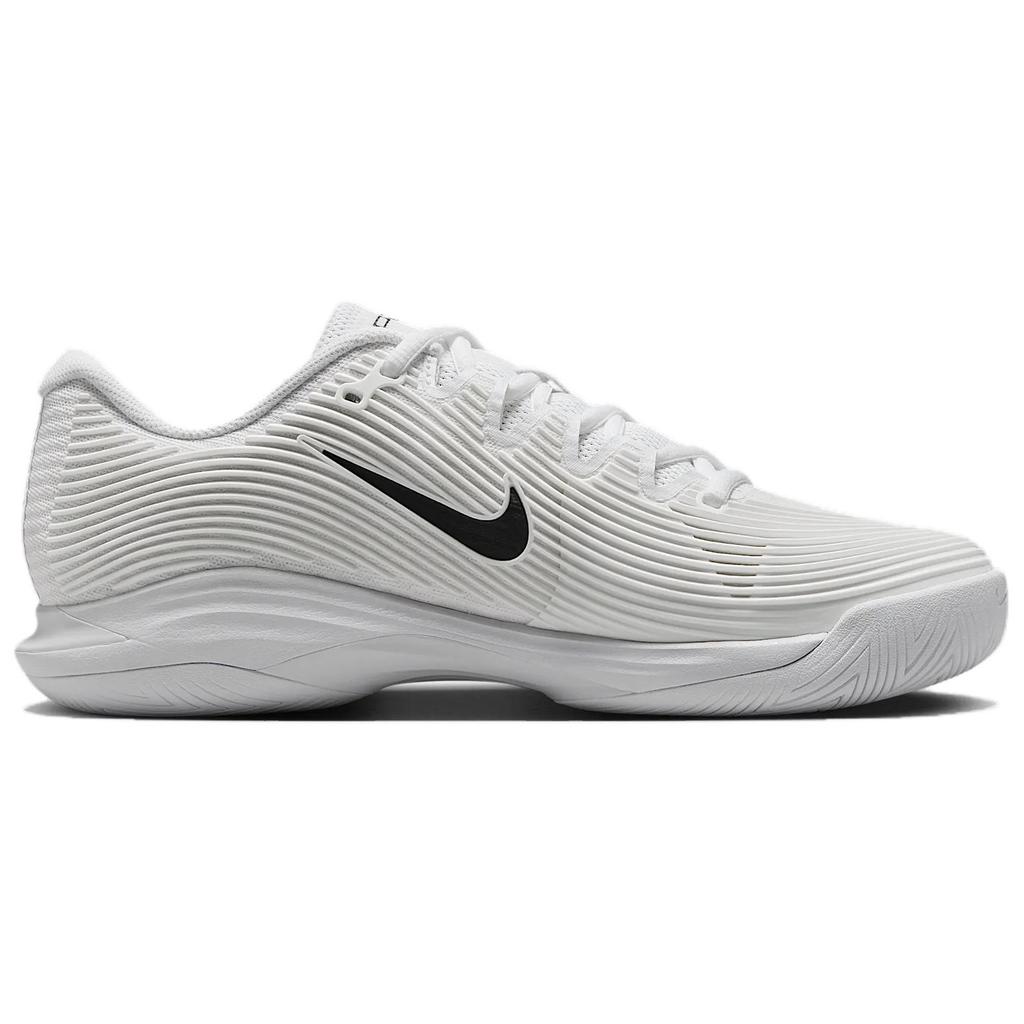 NikeCourt Air Zoom Vapor 12 HC White Black Women Sneakers Summit-White FV5554-100
