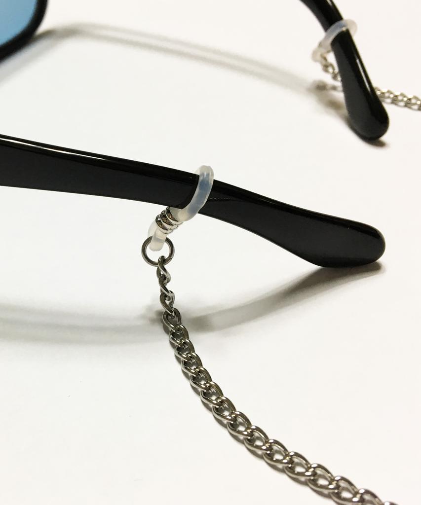 Segseuto [Surgical Steel][Eyeglass Chain] W-Type 001 Silver