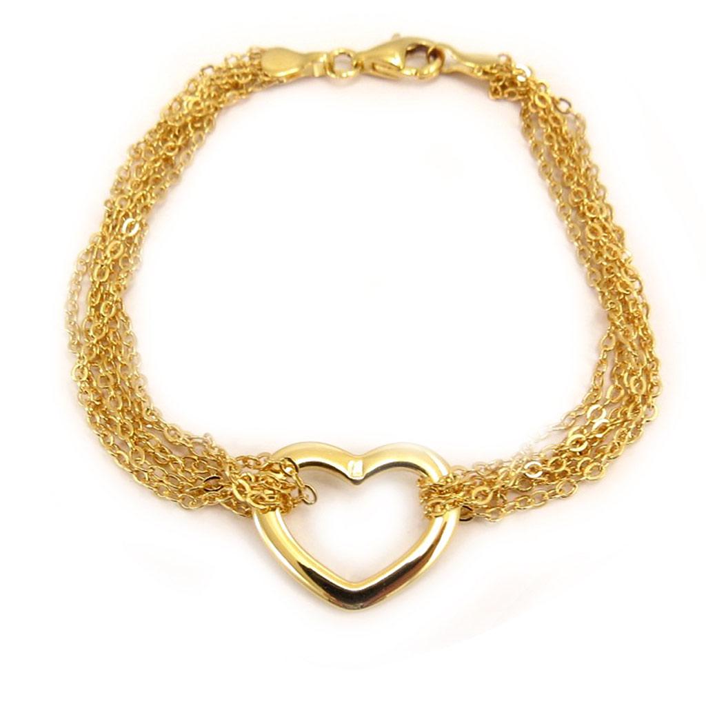 Les Trésors De Lily [D7943] - Vergoldetes Armband ‚Love Love‘