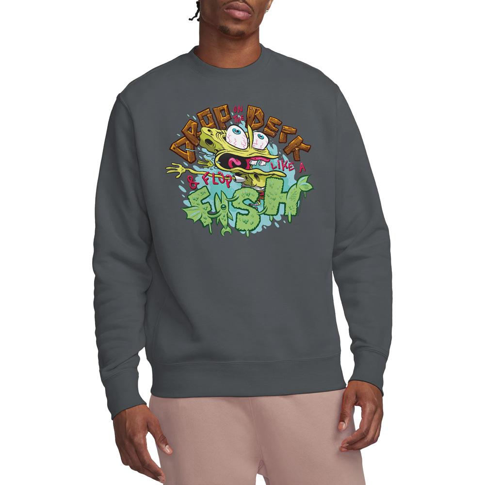 Unisex mikina pro dospělé SpongeBob SquarePants s motivem Drop And Flop