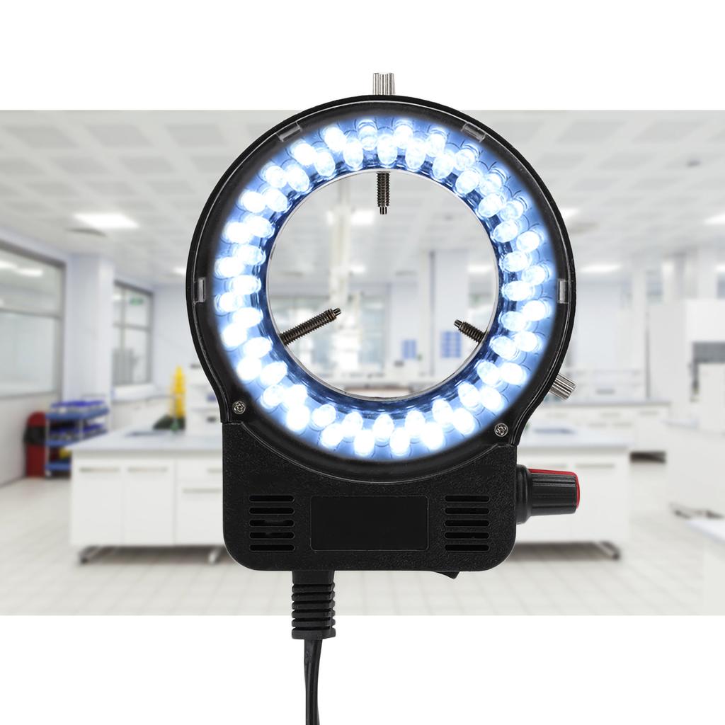 LED 52 Lamp Beads Adjustable Microscope Ring Light High Brightness Lamp