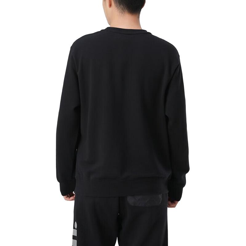 Nike Sweatshirts Men's Black Crew Neck Moderate Regular CU4035-010