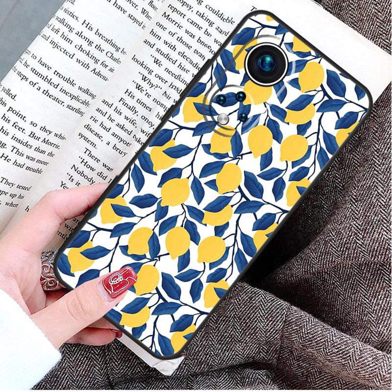 Summer Fruit Lemon Case For Honor 90 Lite 70 50 Magic 6 5 Pro Honor X8a X9a X6a X7a X8 X9 X8b X9b Back Cover