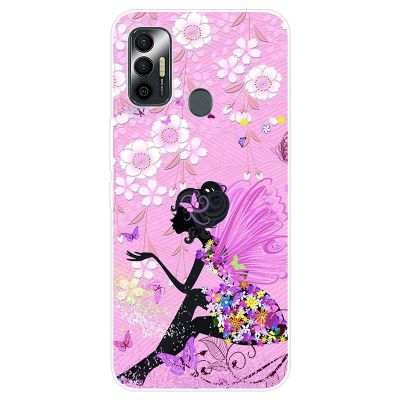 For Tecno Spark 7 Silicone TPU Back Cover Soft Phone Case For Tecno Spark 5 Case