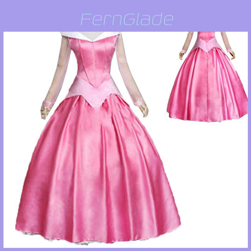 Dreamy Fairytale Princess Dress Cosplay Sleeping Beauty Gown For Adult Women