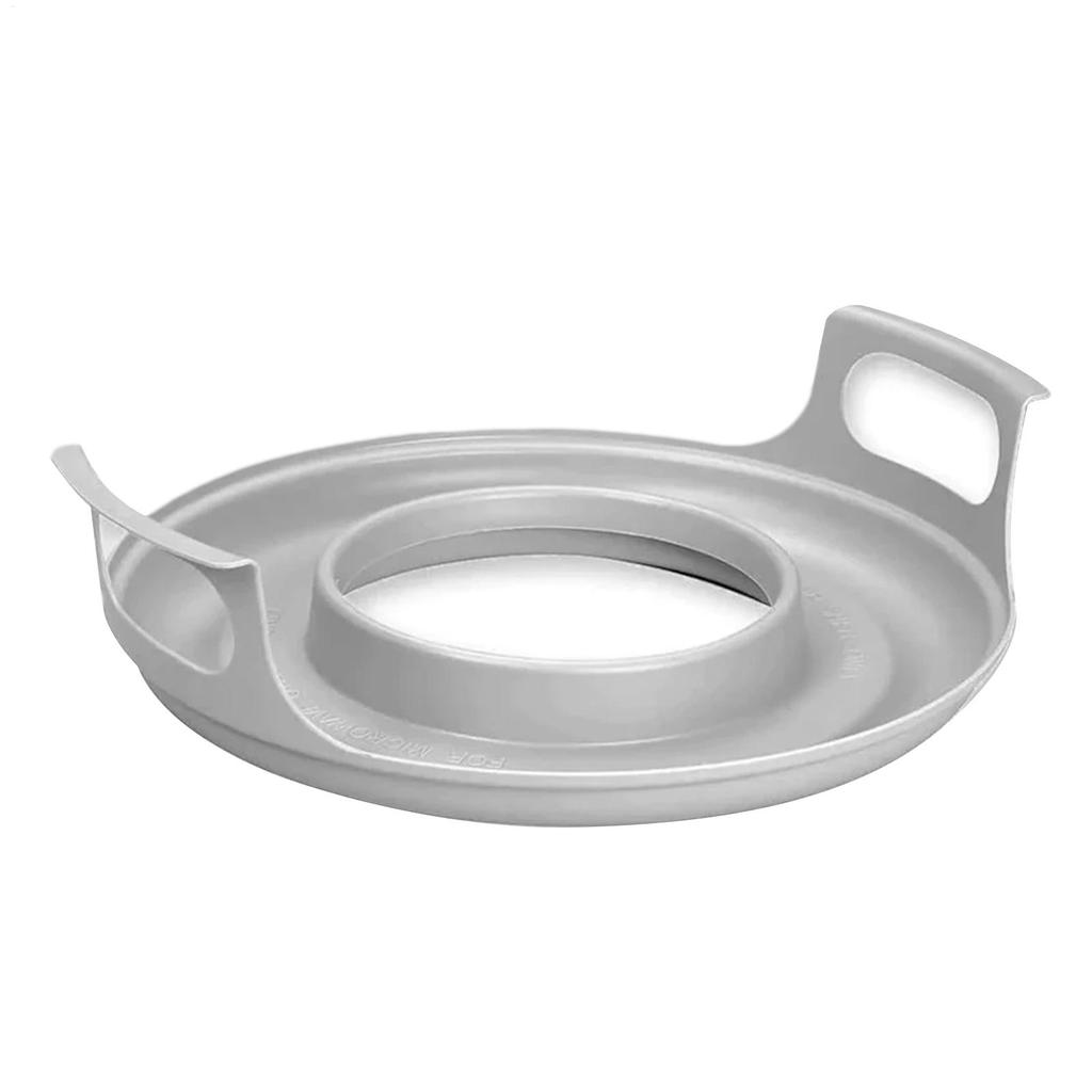 Microwave Plate Tray Durable Anti-deformed Microwave Plates Holder Home Cooking Supplies Microwave Cool Steam Holder