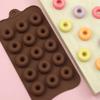 15 Hole Mini Cake Silicone Donuts Molds Diy Baking Pastry Cookie Chocolate Mold Muffin Cake Mould Dessert Handmade Kitchen Tools