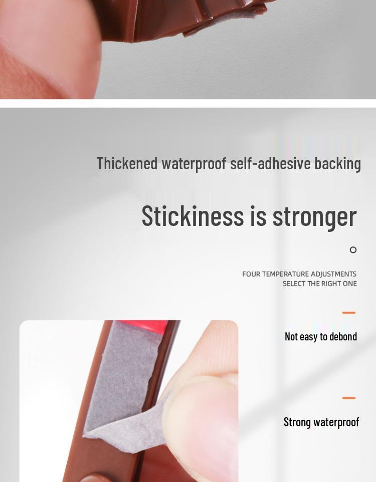 Diebstahlsichere selbstklebende Silikon-Dichtungsleiste für Tür und Fenster zum Abdichten gegen Wind und zur Isolierung