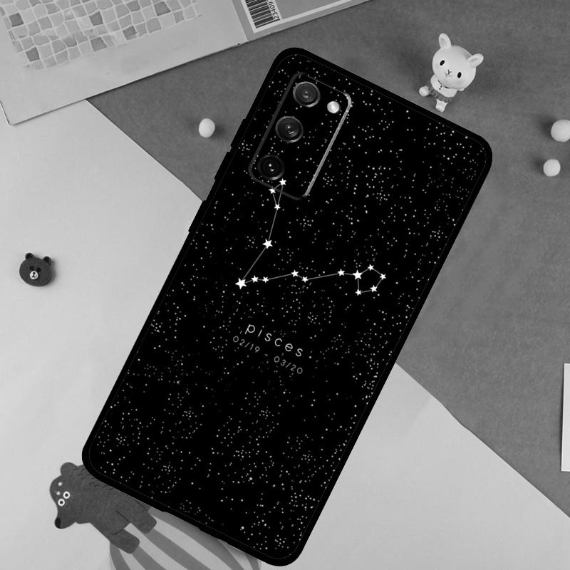 Zodiac Constellation Case For Samsung Galaxy S23 S22 Ultra S21 S20 FE S8 S9 S10 Note 10 Plus Note 20 Ultra Cover