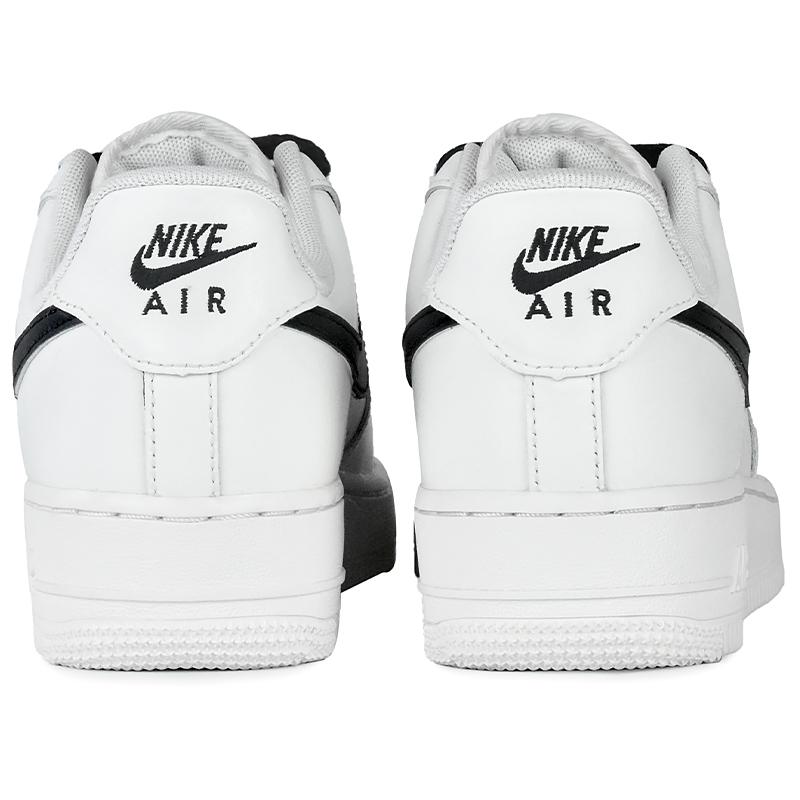 Nike Air Force 1 Abrasion Resistant Low top Skateboard Shoes Unisex Black White HF1058-133(Team679-)