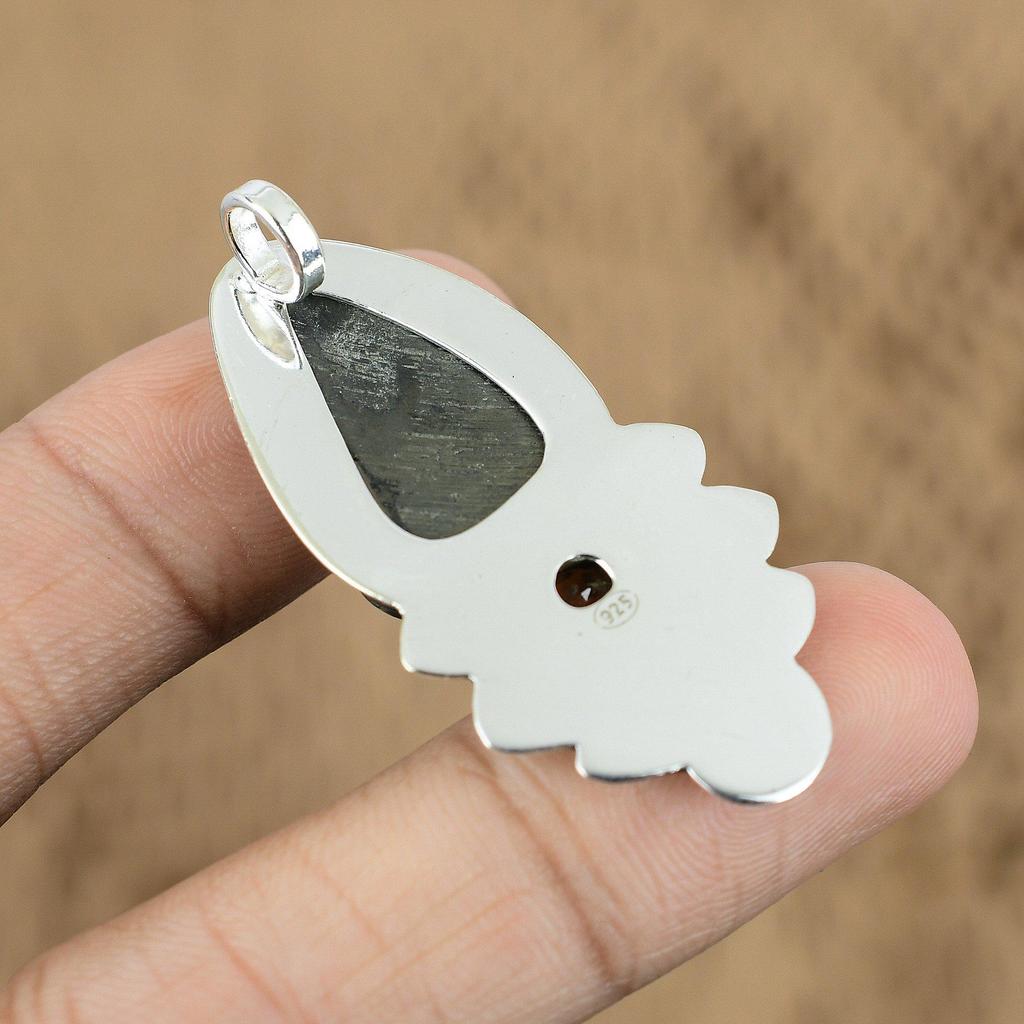 Gift For Women Pendant 925 Sterling Silver Natural Abalone Shell Gemstone