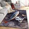 Fishing Enthusiasts Fishing Rod Carpet for Living Room Bedroom Sofa Home Decor Non-slip Rugs Luxury Gifts Play Mats
