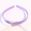 1.5CM Candy Color Satin-Fabric Wrapped Plastic Headband - DIY Hair Accessory
