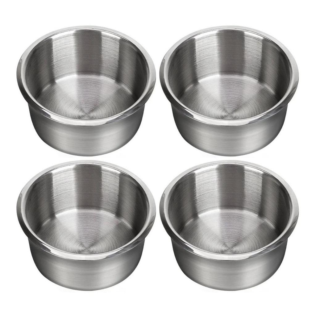 Stainless steel cup designed to stay in perfect for and customization large holders, place, RVs, cars, campers, trailers, DIY, (4 cups)