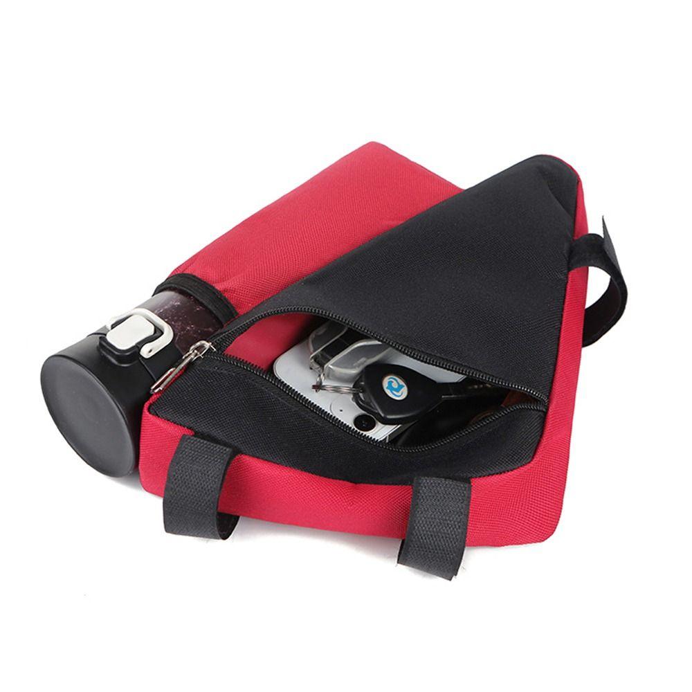 With Bottle Pocket Bicycle Front Frame Bag Waterproof Cycling Top Tube Bag Cycling Accessories