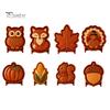 Fall Dessert Making Supplies Mini Pie Mold for Autume Thanksgiving , DIY Dough Presser Pocket Baking Mold, One Harvest Theme Tool Press Hand