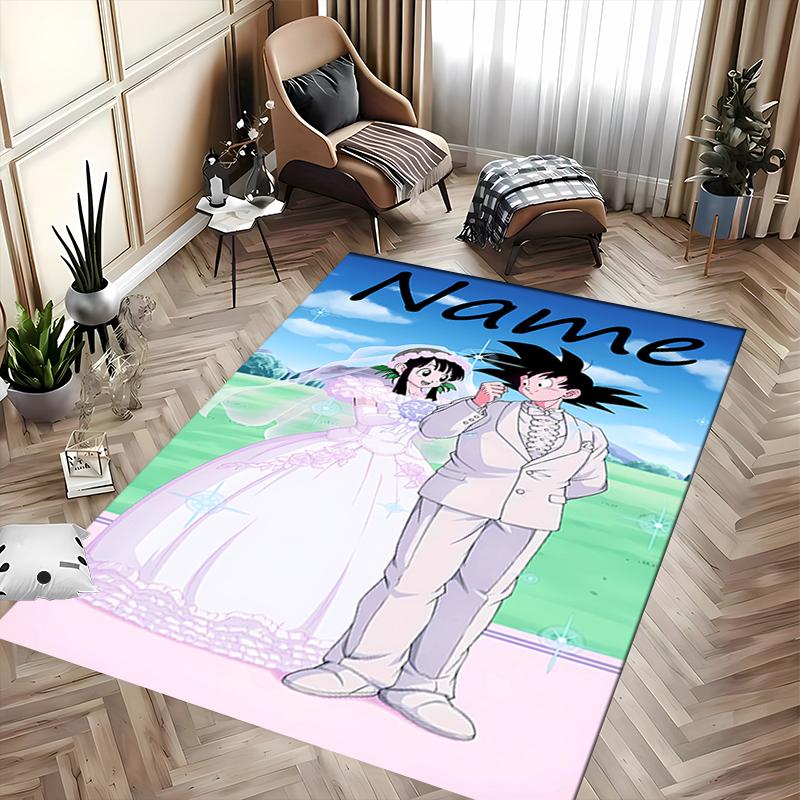 Individuell personalisierbarer Dragon Ball Teppich - Perfekt für Küche, Bad, Waschküche Dekor Große Größe verfügbar, Geschenk für alle Jahreszeiten