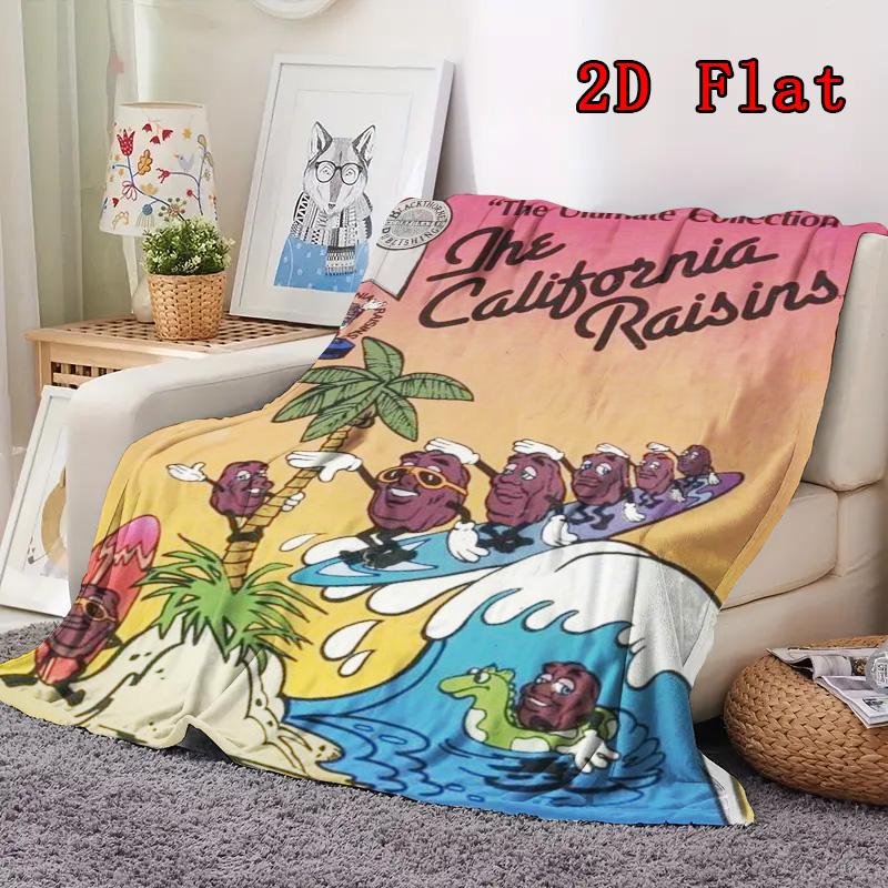 California grapes 2D Flat Pattern Flannel Blanket High quality All Seasons Warmth and Comfort Perfect for Christmas Gifts.NMT0928371