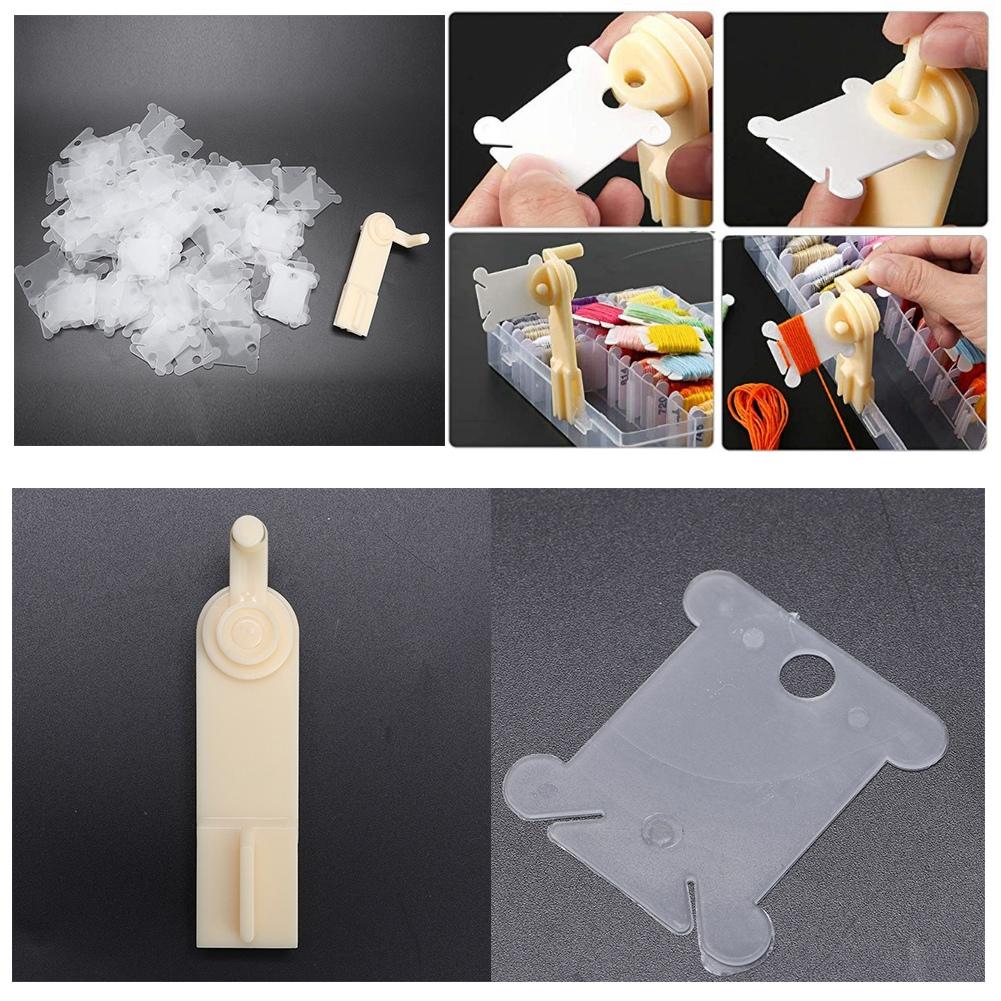 Manual Yarn Fast Winder Wool Thread Winding Tool   100PCS Winding Plate