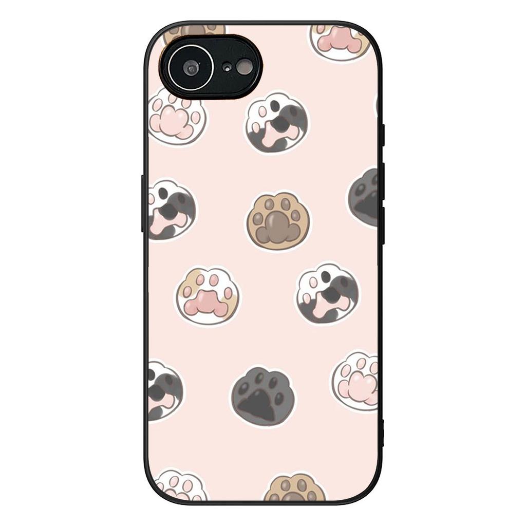 Cute Dog Cartoon Paw Cat Protective Cover for Apple iPhone 12 13 Mini XS 11 Pro Max 7 8 Plus XR SE 2022 SE3 + 8+ Phone Case