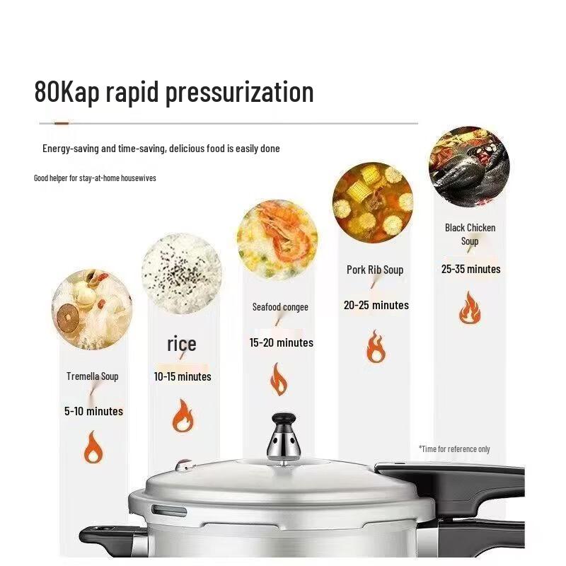 Supor 304 Stainless Steel Adjustable Pressure Cooker