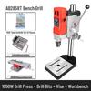 220V Mini Industrial Bench Drill Press - High Precision Multifunctional Turret Machine