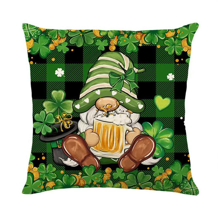 

St. Patrick s Day Custom Photo Pillowcase for Sofa or Bed 45x45 cm