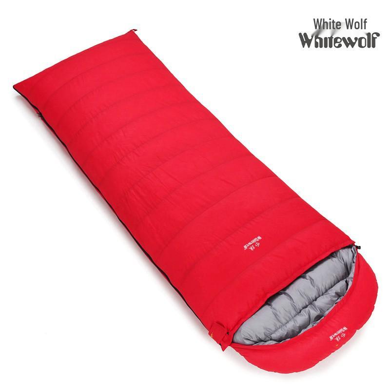 Ultralight White Duck Down Sleeping Bag for Outdoor Camping