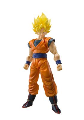 TAMASHII NATIONS Dragon Ball Z Super Saiyan Plná sila Son približne PVC ABS maľovaná akčná figúrka S.H.Figuarts Goku, 140 mm, &