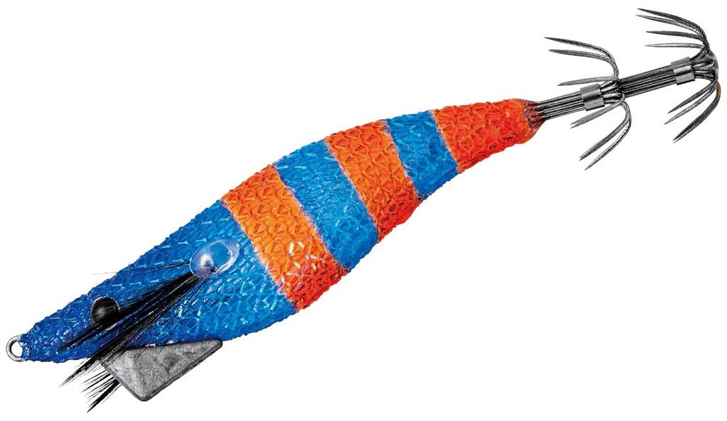 Gamakatsu Luxxe Speed Metal Egi Dropper Light Blue Orange Zebra 1.8 #30 19-325