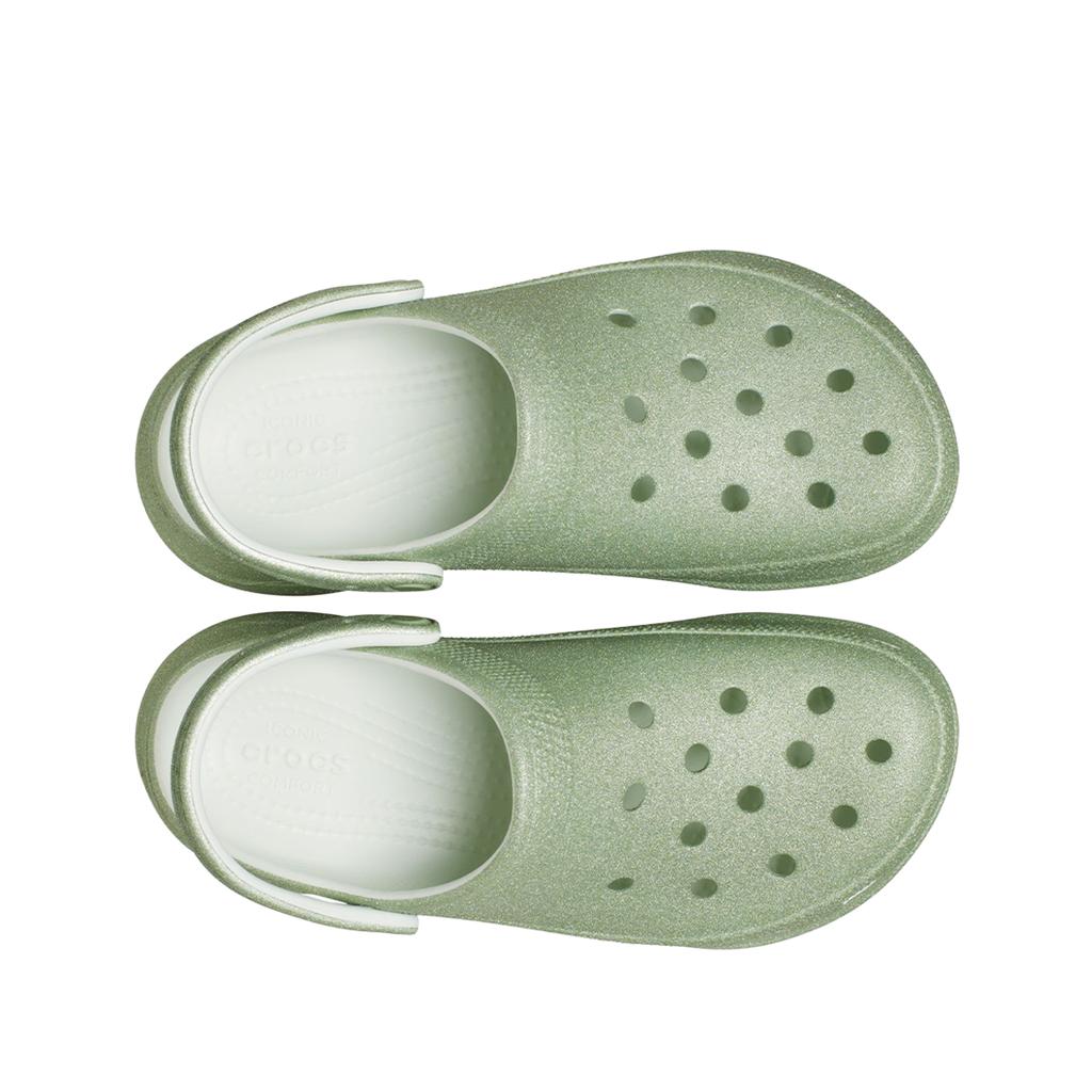 Crocs Bae Clog Wieloryb Wygodne Retro Casualowe Modne Drewniaki Damskie klapki Zielone 207261-3YF