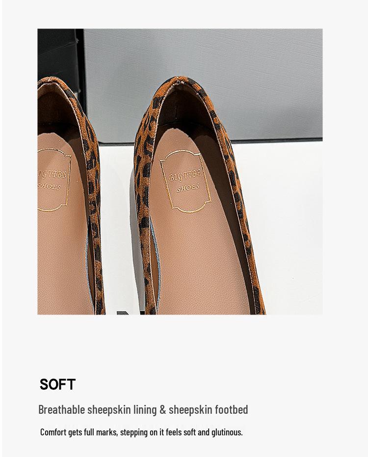 Mode-slip-on-skor för kvinnor, europeisk-amerikansk stil, med spetsig tå, lågt skaft och dold klack